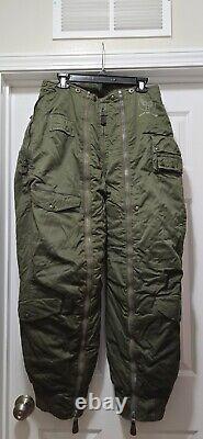 VTG US Army Air Force WWII Alpaca Fur Lined Type A-11-A Trousers Men's Sz 34x31