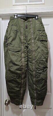 VTG US Army Air Force WWII Alpaca Fur Lined Type A-11-A Trousers Men's Sz 34x31