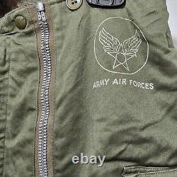 VTG US Army Air Force WWII Alpaca Fur Lined Type A-11-A Trousers Men's Sz 34x31