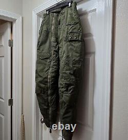 VTG US Army Air Force WWII Alpaca Fur Lined Type A-11-A Trousers Men's Sz 34x31