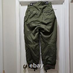 VTG US Army Air Force WWII Alpaca Fur Lined Type A-11-A Trousers Men's Sz 34x31