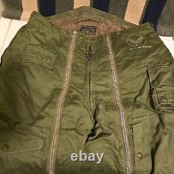 VTG US Army Air Force WWII Alpaca Fur Lined Type A-11-A Trousers Men's Sz 34x31