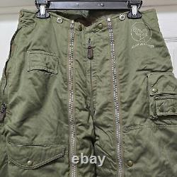 VTG US Army Air Force WWII Alpaca Fur Lined Type A-11-A Trousers Men's Sz 34x31