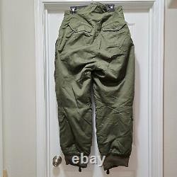 VTG US Army Air Force WWII Alpaca Fur Lined Type A-11-A Trousers Men's Sz 34x31
