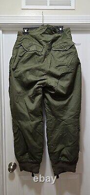 VTG US Army Air Force WWII Alpaca Fur Lined Type A-11-A Trousers Men's Sz 34x31