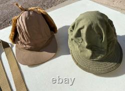 VTG U. S. Army Air Forces B-15A Original Flight Jacket 2 Hats Mittens Belt Photo