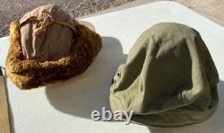 VTG U. S. Army Air Forces B-15A Original Flight Jacket 2 Hats Mittens Belt Photo