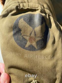 VTG U. S. Army Air Forces B-15A Original Flight Jacket 2 Hats Mittens Belt Photo