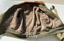 VTG U. S. Army Air Forces B-15A Original Flight Jacket 2 Hats Mittens Belt Photo