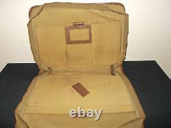 VTG-United States Air Force Army WWI WWII Leather Briefcase Pilots Kit