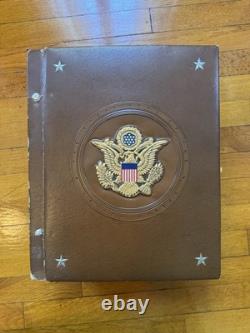 VTG WW2 ERA ARMY AIR FORCE SOLDIER 1943 SCRAP BOOK With PHOTOS HARRY TRUMAN LETTER