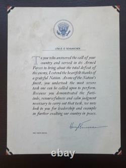 VTG WW2 ERA ARMY AIR FORCE SOLDIER 1943 SCRAP BOOK With PHOTOS HARRY TRUMAN LETTER