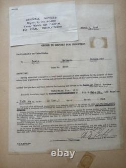 VTG WW2 ERA ARMY AIR FORCE SOLDIER 1943 SCRAP BOOK With PHOTOS HARRY TRUMAN LETTER