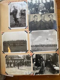 VTG WW2 ERA ARMY AIR FORCE SOLDIER 1943 SCRAP BOOK With PHOTOS HARRY TRUMAN LETTER