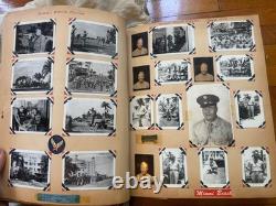VTG WW2 ERA ARMY AIR FORCE SOLDIER 1943 SCRAP BOOK With PHOTOS HARRY TRUMAN LETTER