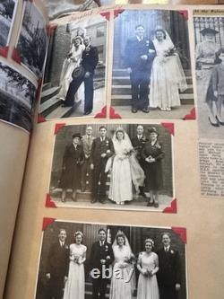 VTG WW2 ERA ARMY AIR FORCE SOLDIER 1943 SCRAP BOOK With PHOTOS HARRY TRUMAN LETTER