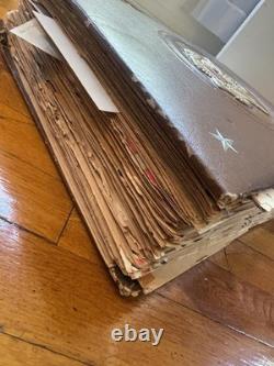 VTG WW2 ERA ARMY AIR FORCE SOLDIER 1943 SCRAP BOOK With PHOTOS HARRY TRUMAN LETTER