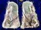VTG WW2 US Army Air Corps ARTIC CIRCLE Fur Mittens-Uniform Military Issued
