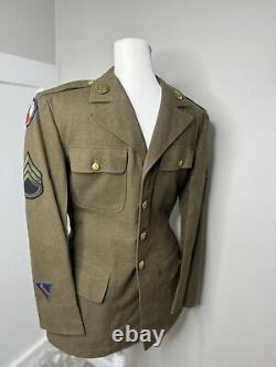 VTG WWII Dress Uniform 9th Army Air Corps Jacket/Pants 1940s Military Army USA