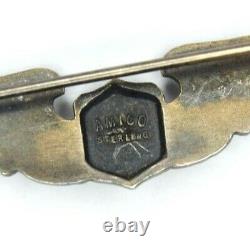 Very Rare WWII Amico Sterling U. S. Army Air Corps Service Pilot 2 Wing AAC AAF