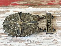 Very Rare WWII US Army Air Force PARACHUTE RIGGER Technician Badge STERLING