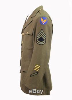 Veste d'un sous-offcier de l'USAAF- Army Air Force WW2 (matériel original)