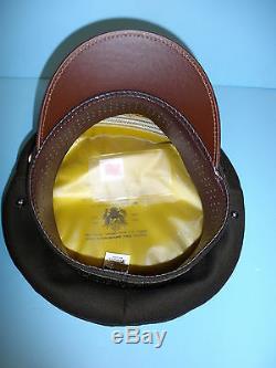 Vhc34 WW 2 US Army & Air Force Officer OD Service Visor Hat 7 3/4