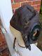 Vint. WWII US Army Air Force A-11 Leather Flight Helmet 3189 Size Medium