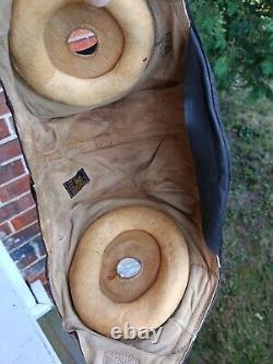 Vint. WWII US Army Air Force A-11 Leather Flight Helmet 3189 Size Medium