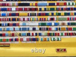 Vintage 144 Wwi Wwii Us Military Ribbons Army Air Force Navy Coast Guard Dsc