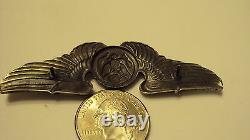 Vintage 1940's Sterling Silver WWII Army Air Corp Enlisted Air Wings