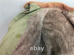 Vintage 1940's USAF B-15 Type Flight Jacket Canvas WW2 WWII Army Air Force