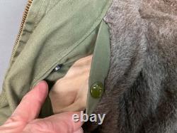 Vintage 1940's USAF B-15 Type Flight Jacket Canvas WW2 WWII Army Air Force