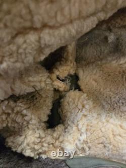 Vintage 1940's WWII US Army Air Force Type B-11 Parka Fur Jacket Coat Men's 36