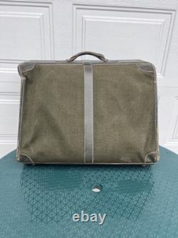 Vintage 1940s Army Air Corps B-4 Flight Bag Original DPS Monogram + Hanger