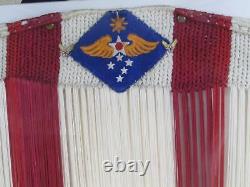 Vintage 1940s US Army Far East Air Force Patch Hula Skirt WWII GI Souvenir 1of3
