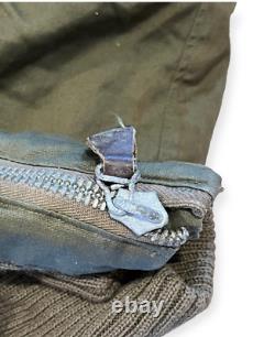 Vintage 1940s U. S. Army Air Force Type A-11 Flight Pants Fur Lined Overalls WWII