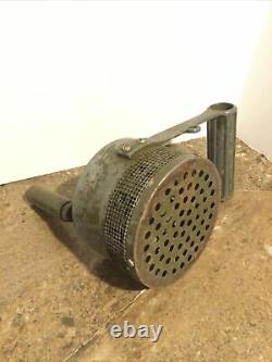 Vintage 1940s WWII Army Military Federal Electric Co Hand Crank Air Raid Siren