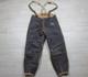 Vintage 1940s WWII Bomber Crew B-1 USAAF Flight Pants Trousers Leather Sheepskin