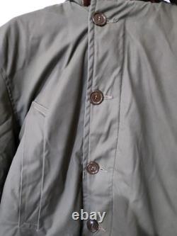 Vintage 1940s WWII US Army Air Forces B-9 Flight Parka Fur Hood USA Made