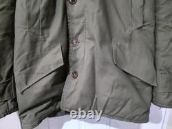 Vintage 1940s WWII US Army Air Forces B-9 Flight Parka Fur Hood USA Made