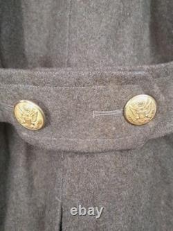 Vintage 1942 WW2 US USAAF 8th Army Air Force Wool Coat, Pants & Cap- LOOK