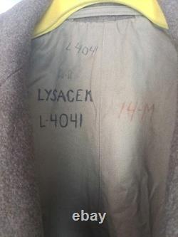 Vintage 1942 WW2 US USAAF 8th Army Air Force Wool Coat, Pants & Cap- LOOK