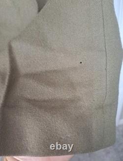 Vintage 1942 WW2 US USAAF 8th Army Air Force Wool Coat, Pants & Cap- LOOK