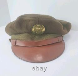 Vintage 1942 WW2 US USAAF 8th Army Air Force Wool Coat, Pants & Cap- LOOK