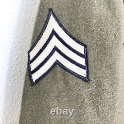 Vintage 1943 WWII US Air Force Army Sergeant Wool Dress Uniform