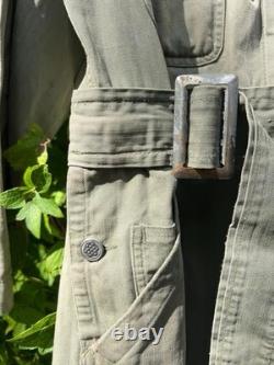 Vintage 40s 30s WWII HBT 13 Star Army Military Air Force Flight Suit Reenactment