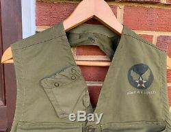 Vintage 40s WWII US Army Air Corp Emergency Sustenance Survival Vest Type C-1