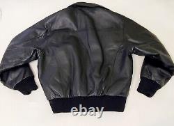 Vintage A2 US Army Air Force WWII Flyers Leather A-2 Bomber Pilot Jacket Men's M