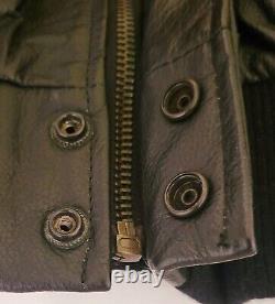 Vintage A2 US Army Air Force WWII Flyers Leather A-2 Bomber Pilot Jacket Men's M